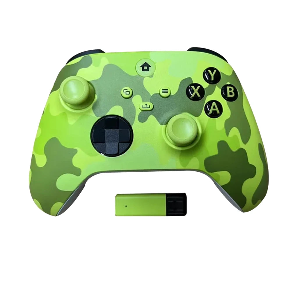 NEUER 2,4G Wireless Game Controller für Xbox One Series X/S Konsolen-Joysticks mit 2,4G Adapter-Empfänger für Windows PC Gamepad