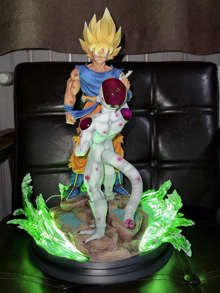 1/6 Dragon Ball Frieza Vs Son Goku Anime Figure Peripheral Resin Model Statue Desktop Decoration Ornaments Birthday Gifts Toys