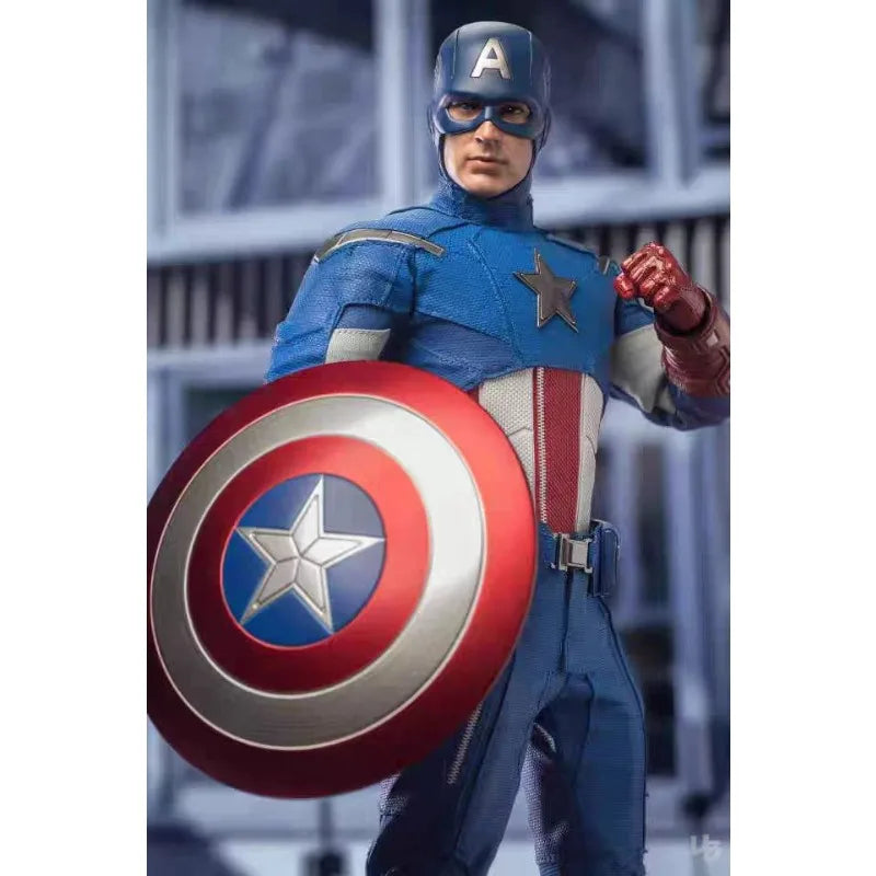 Original Hot Toys Marvel MMS563 Captain America 1/6TH SCALE COLLECTIBLE FIGURE 2012 Version Anime Figure Toy Collection Model