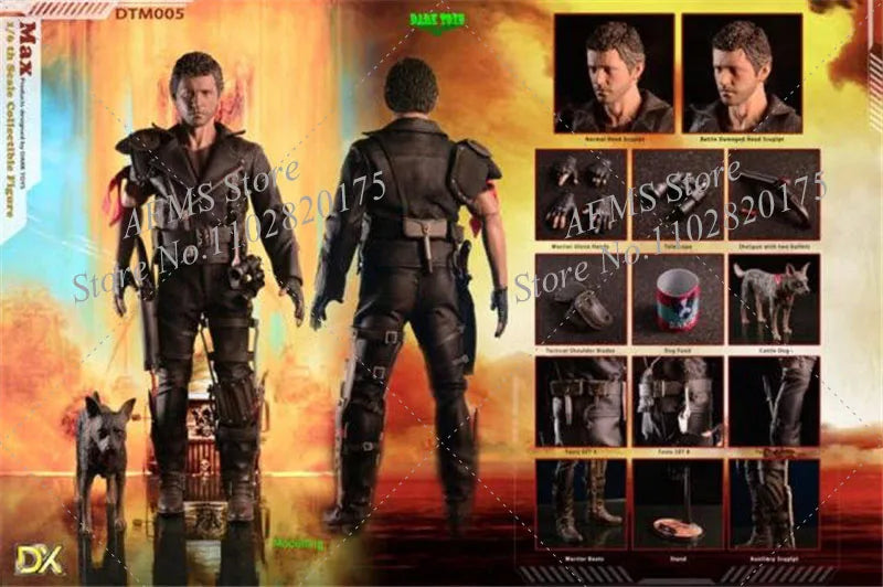 DARK TOYS DTM005DX 1/6 Scale Collectible Figure Warrior Max Full Set 12Inch Men Soldier Action Figure Body Best Fans Gift
