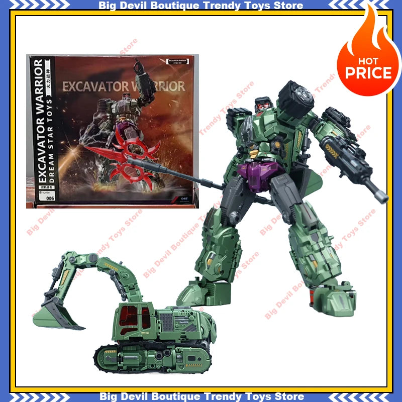Dream Start Transformed Toys DST Devastator DST02-006 Prowl-Devastator Excavator Warrior Combination Toy Action Figures Toys
