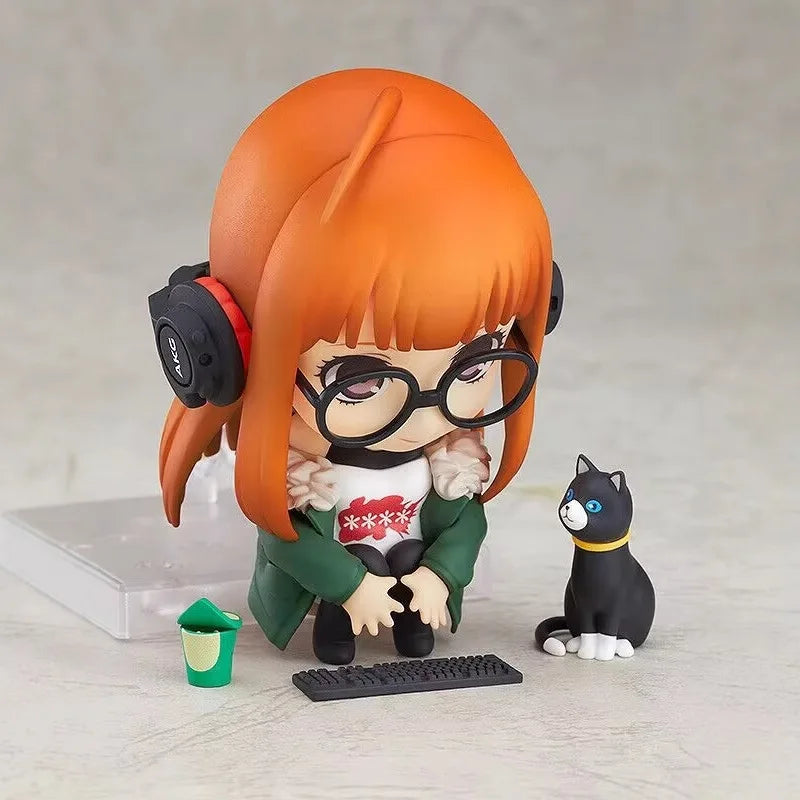 Q Version 2706# Akechi Goro 989# Amamiya Ren 963# Sakura Futaba Figures PERSONA Game Model Doll Set Toy Movable Collection Gift