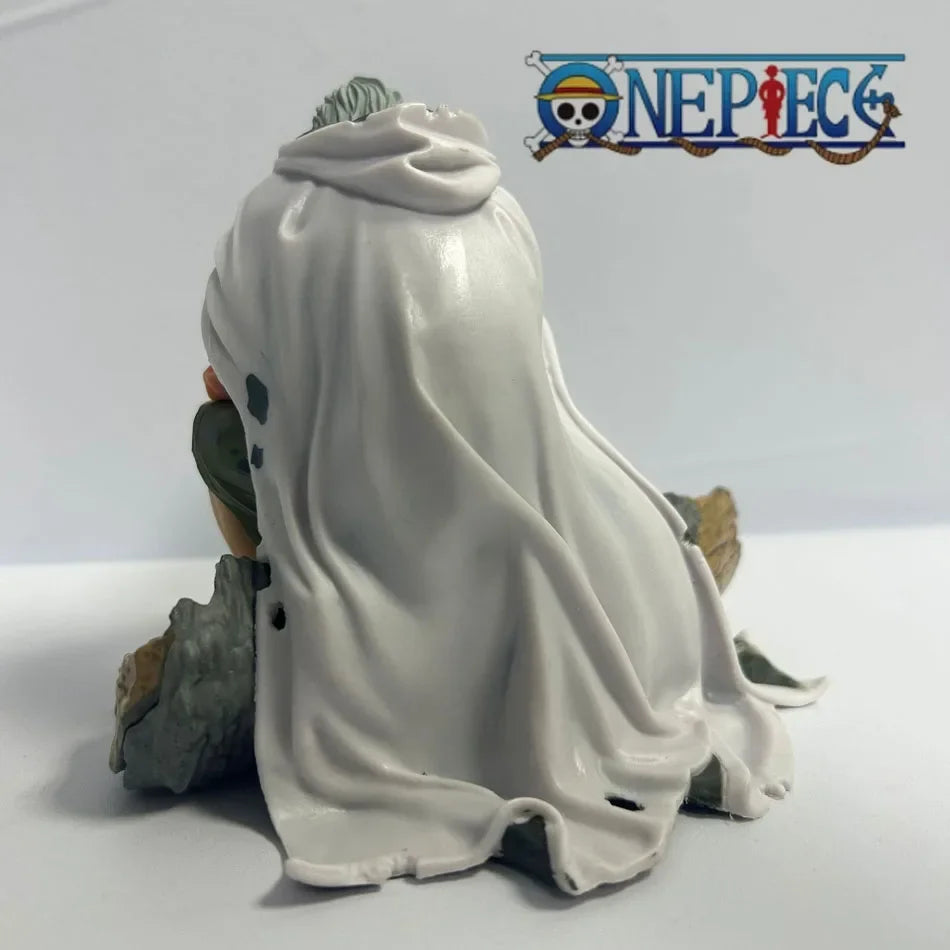 12cm Anime One Piece Figures Silvers Rayleigh Action Figures Rayleigh Statue PVC Collection Model Toys Birthday Ornamen Gifts