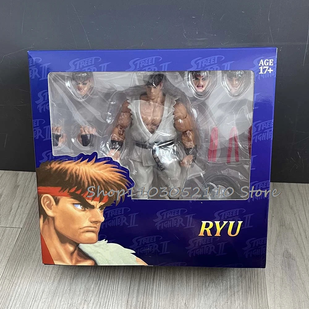 ST Street Fighter Guile Ken Ryu Action Figure Anime The Final Challengers Model Doll Statue Joint Movable Movie Toys Gifts