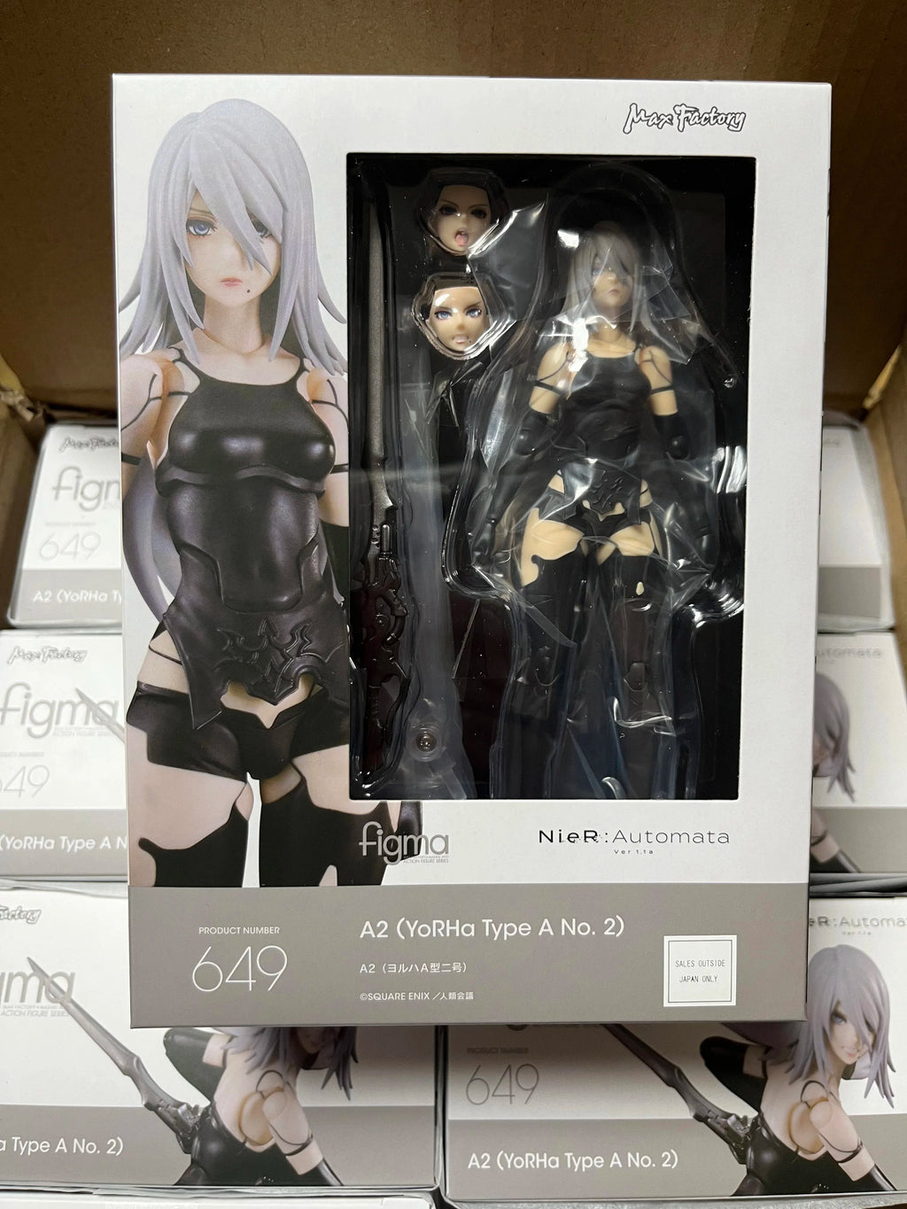 In stock GSC  NieR:Automata Ver1.1a figma A2  Yorha No. 2 Type B figma#649 643 Figures Anime Model Genuine Boxed ToyS Gift