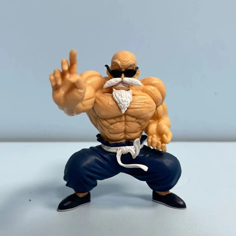 Anime Dragon Ball figure GK Muscle Master Roshi Goku Kame Sennin Figurine PVC Action Figure Model Children Dolls Gift Toys