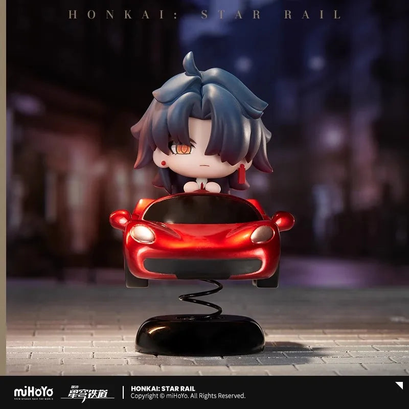 [Genuine] Honkai Star Rail Blade Cartoon Shake Dolls Game Cosplay Diy Accessories Car Ornament Anime Statue miHoYo Original 9CM