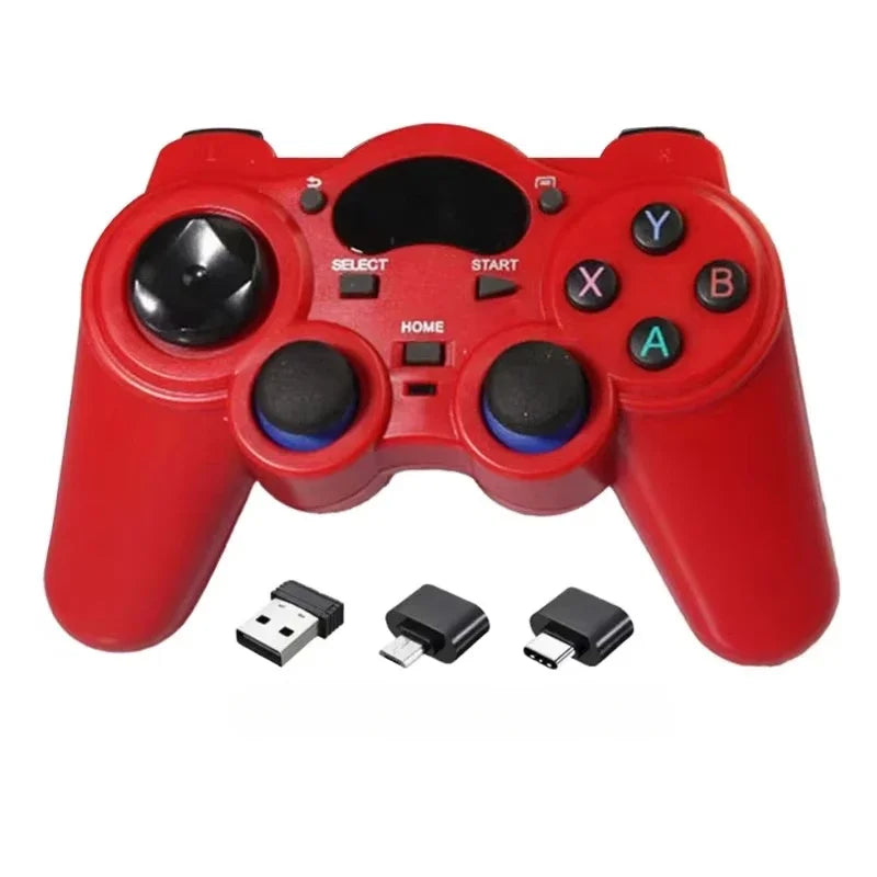 2.4G Wireless Controller Camepad with OTG Converter for PS3 / TV Box / Android Phone / PC Joystick for PS3 Wireless Joystick
