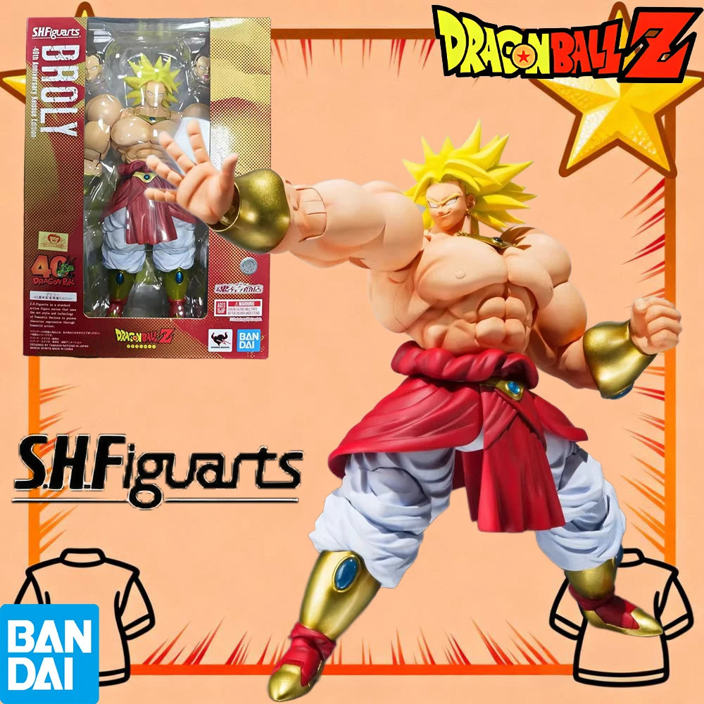 100% Authentic In Stock Bandai S.H.Figuarts Dragon Ball Cooler & Broly Anime Action Figure Collection Model Toy