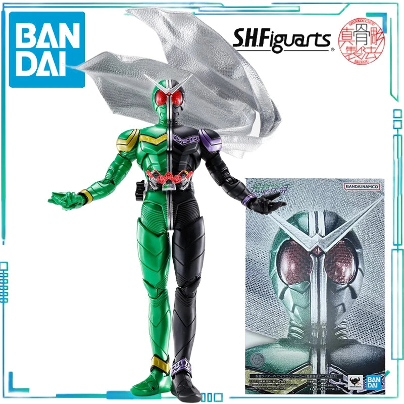 Bandai Genuine S.H.Figuarts Series KAMEN RIDER DOUBLE True Bone Carving Method Animated Commemorative Edition Movable Model