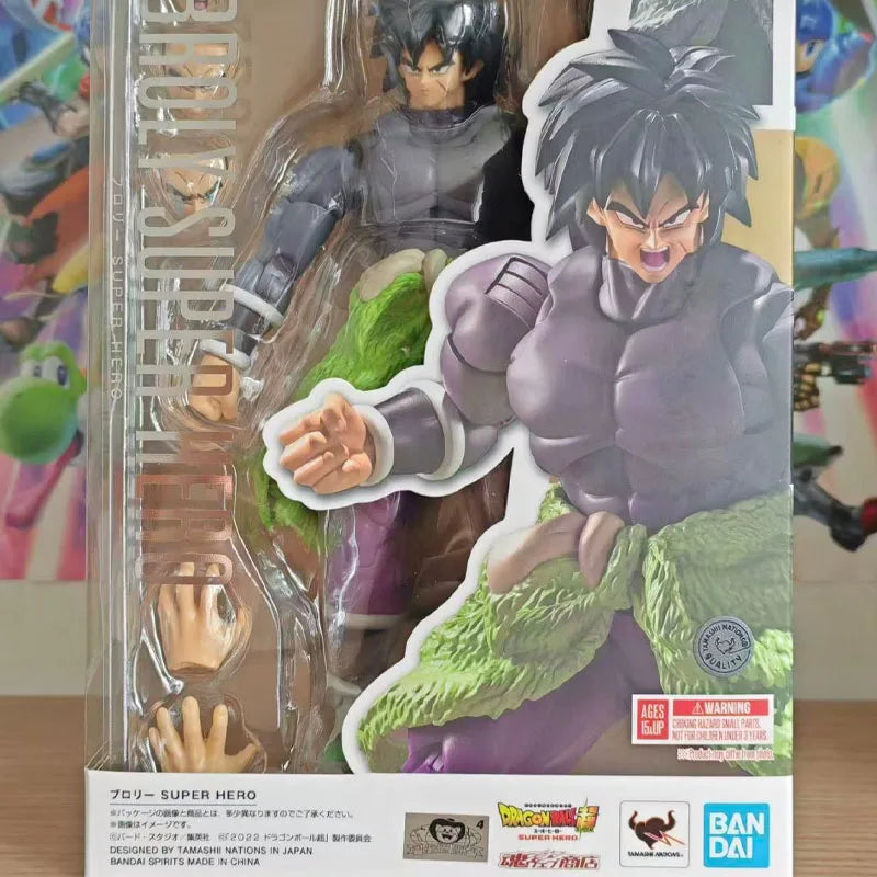 In Stock BANDAI Original Box S.H.Figuarts BROLY FULL POWER BROLY SUPER HERO NYCC SDCC SHF Action Figure Model ToyGift for Kid