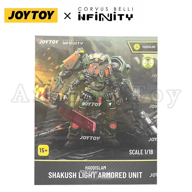 JOYTOY 1/18 Action Figure Infinity Nomads Gecko Squadron Shakush Light Armored Unit Anime Model