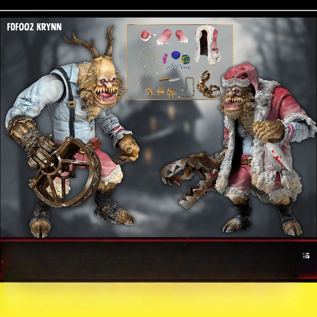 Fury Toys Demon Santa Claus Demon Night Strange Tales 1/12 Action Figure Model Rage Studio Movable Toys Gifts Action Figure