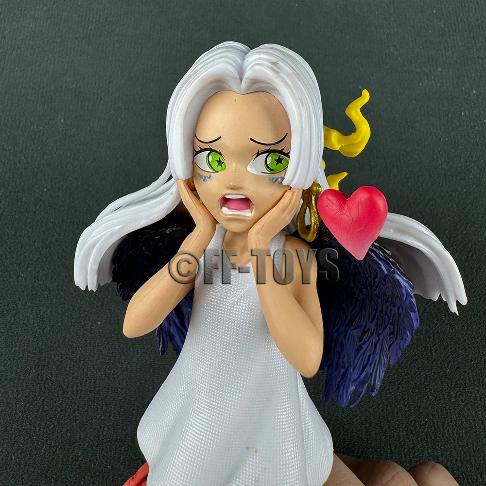 Anime One Piece Figur Boa·hancock Figur Seraphim Hancock 14,5 cm PVC-Statue Sammlung Modell Spielzeug für Kinder Geschenke