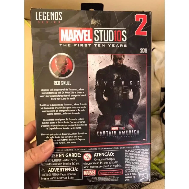 Original Marvel Legend Series MARVEL STUDIOS RED SKULL Action Figure Toys Model Gift