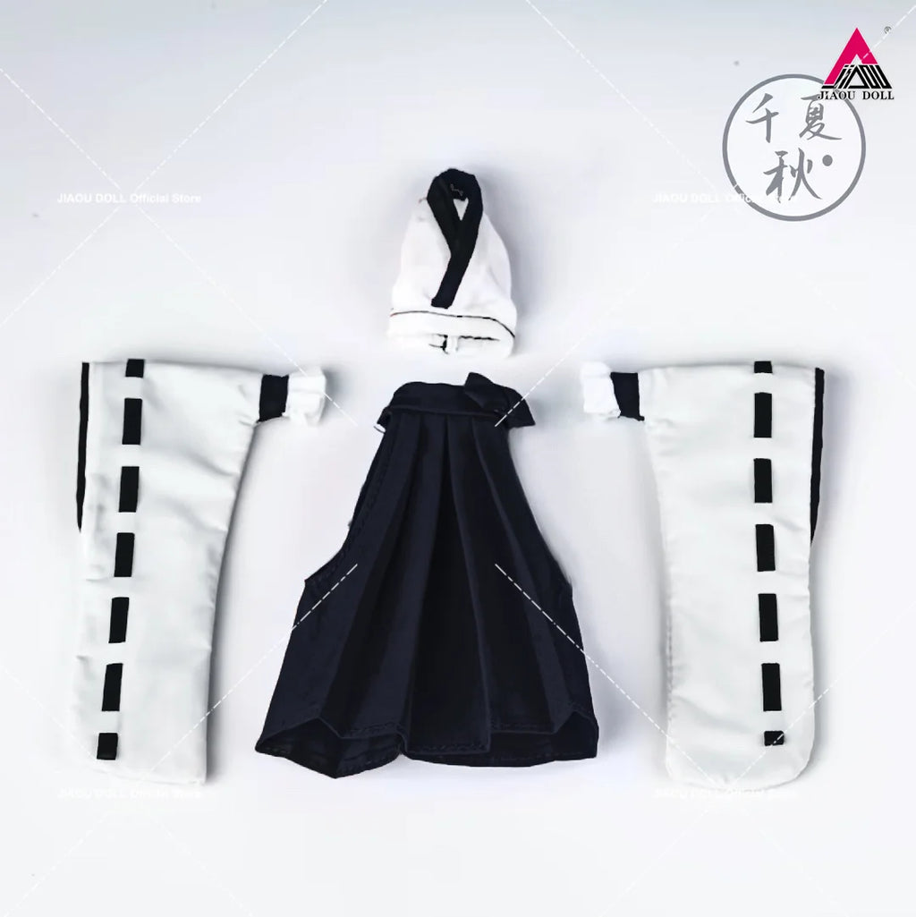 C013 1/12 Scale Girl Kimono Witch Uniform Backless Vest Tops Pleated Skirt For 6Inch Female Soldier Action Figure Body Dolls