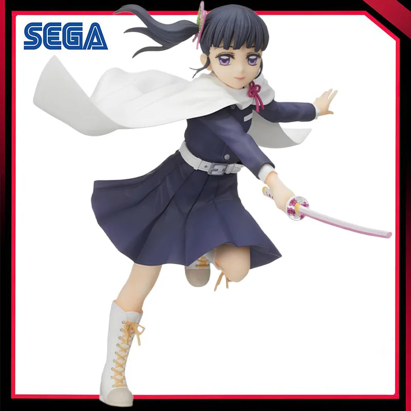 В наличност Оригинална SEGA Demon Slayer: Kimetsu No Yaiba Tsuyuri Kanao 17CM PVC екшън фигурка Модел Подаръци Колекции Кукла