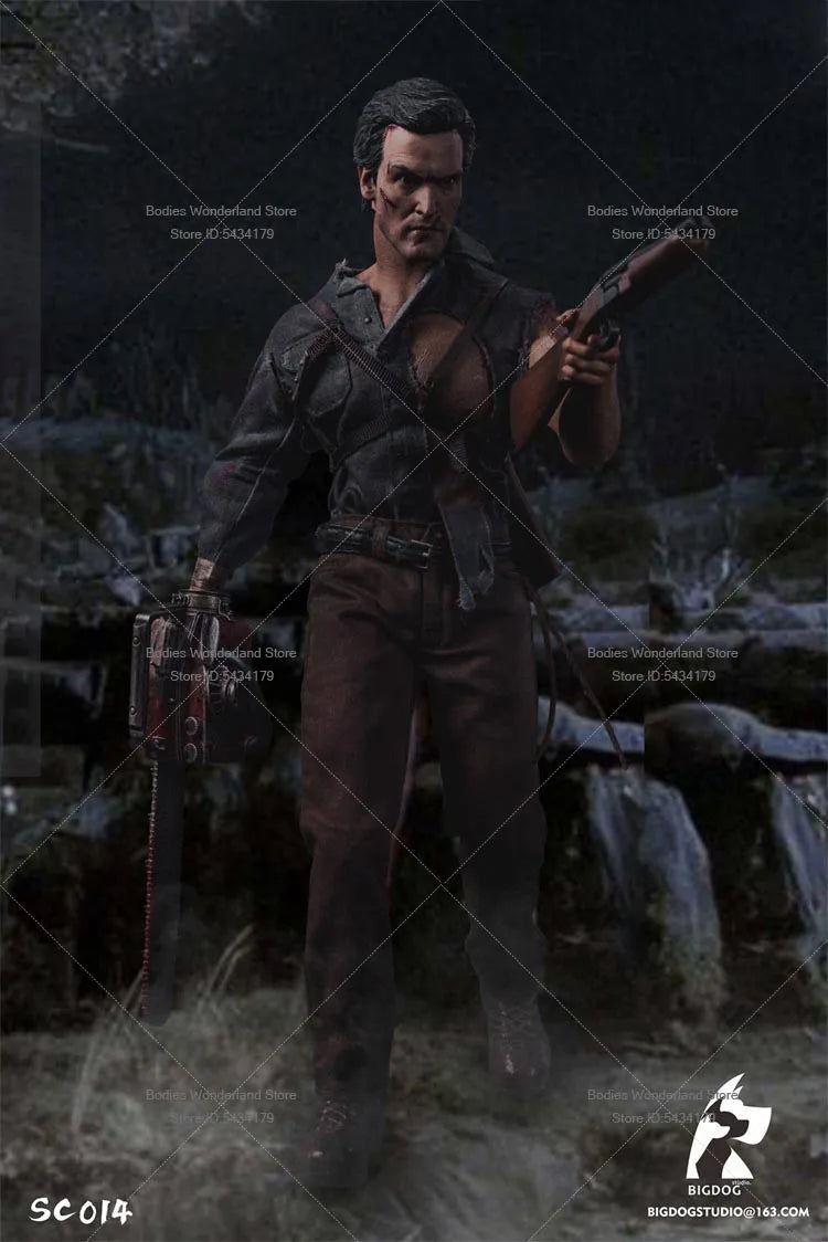 BIGDOG STUDIO SC014 SC015 1/6 Scale Male Soldier Chainsaw Killer Terror Book 12'' Action Figure Doll Collection