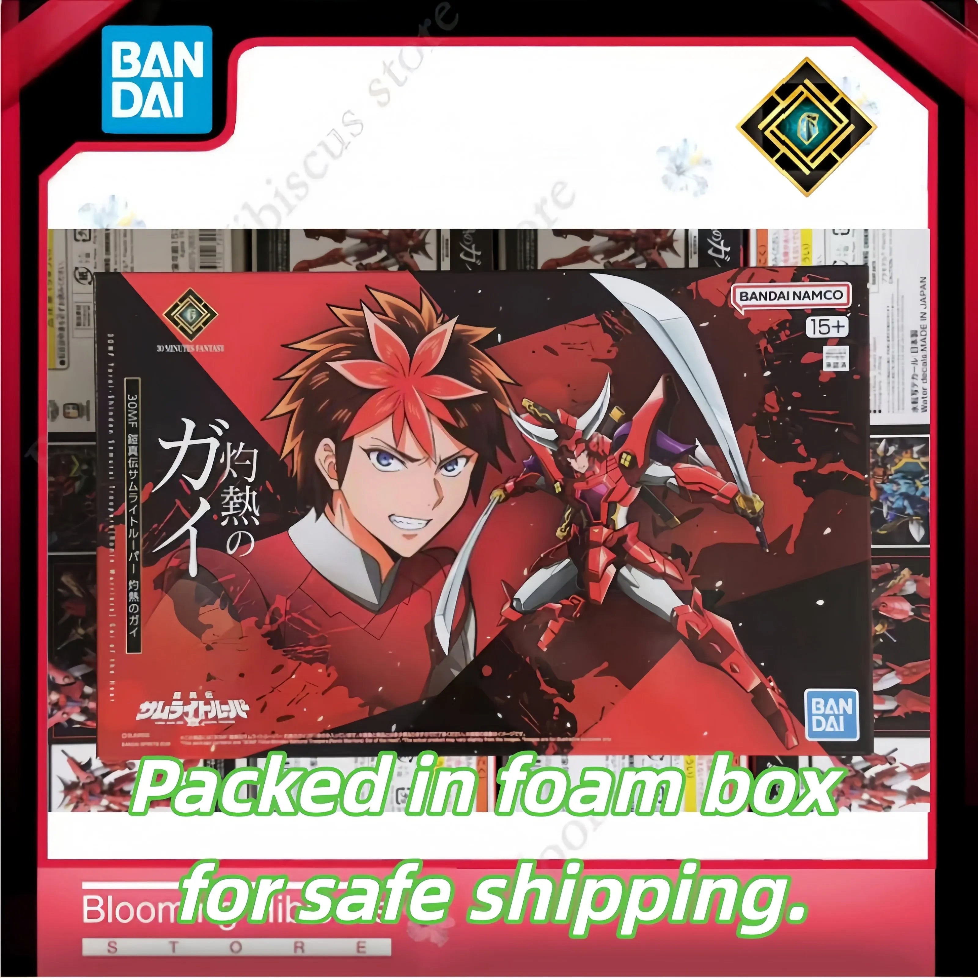 Bandai 30MF Gai of the Heat Anime Yoroi-Shinden Samurai Troopers (Ronin Warriors) Assembly Action Figure Original Model Kit