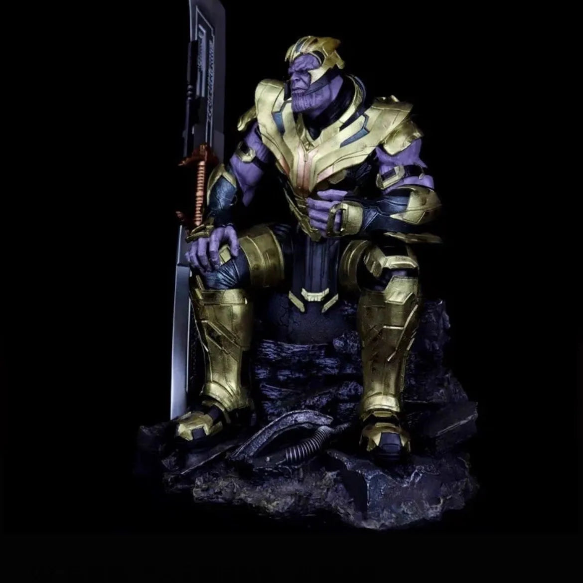 New Avengers Marvel Series Half-Body Bust Statue Model Collectible Toy Birthday Gift Thanos Collectors Item Action Figure