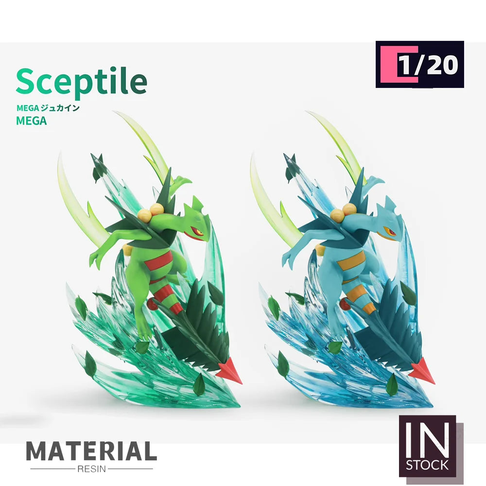[IN STOCK] 1/20 Resin Figure [SK] - Mega Sceptile & Decorative Base