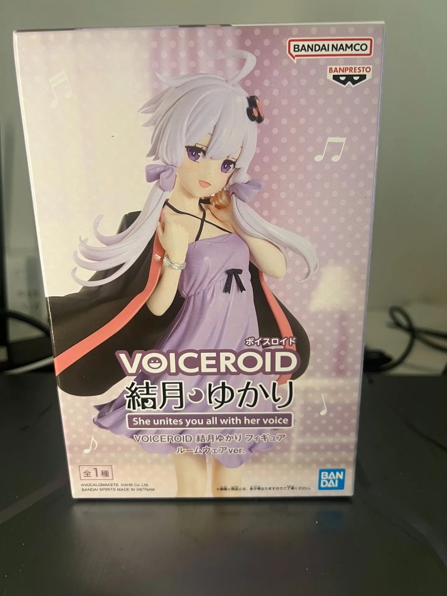 In Stock BANDAI Genuine Banpresto VOCALOID Yuzuki Yukari Tsurumaki Maki Kizuna Akari Anime Action Figure Collectible Model Toys