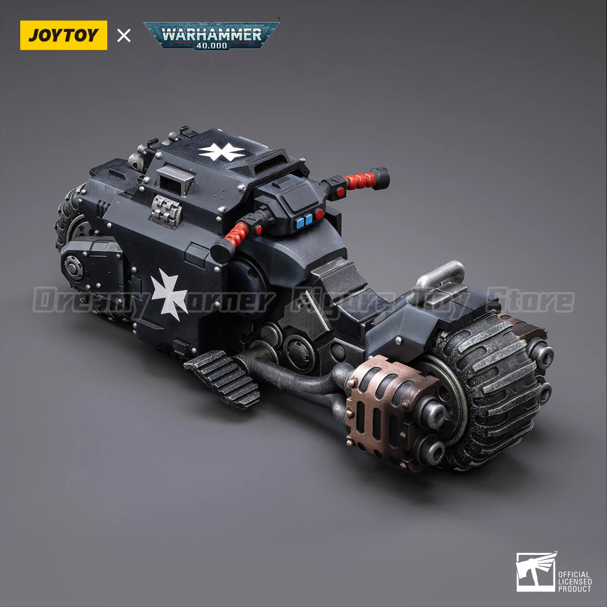 【In Stock】JOYTOY Warhammer 40K Space Marines Black Templars Outriders Brother Valtus 1/18 Action Figure