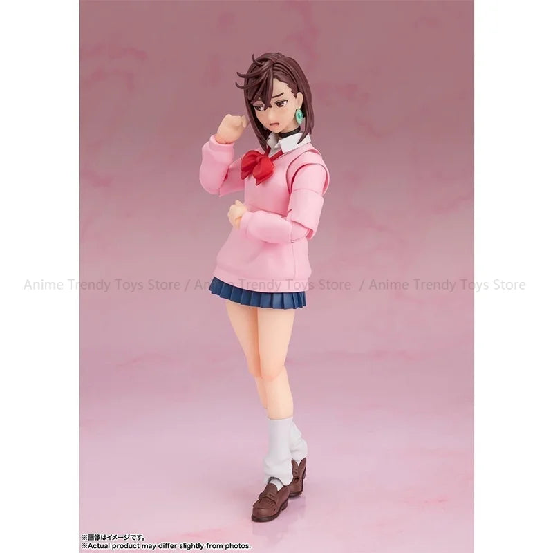 Original Bandai SHFiguarts SHF Dandadan Momo Okarun (Transformiert) DAN DA DAN Anime Actionfigur Spielzeug Geschenk Modell Sammlung WY