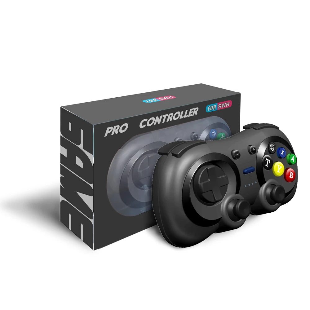 Wireless Gamepad for Nintendo Switch PC Windows Game Console Controller Joystick with Dual Motor Turbo 6-axis Vibration Gamepad
