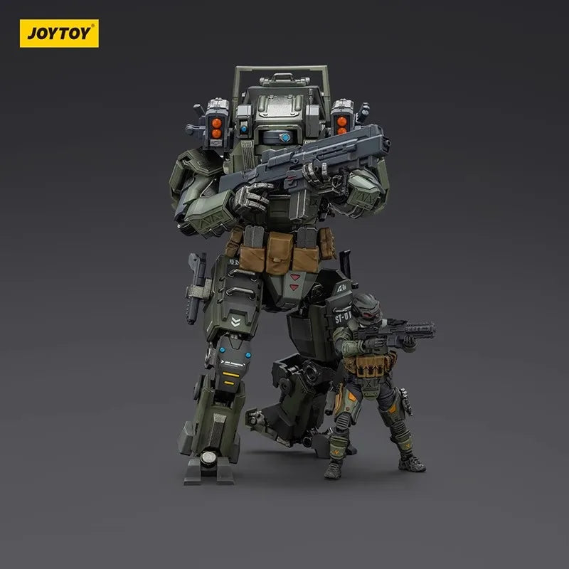 JOYTOY Dark Source1/25 APOC Series Bedrock Standard Combat Type Mecha Pilot Tempestus Action Figure Soldier Model For Collect