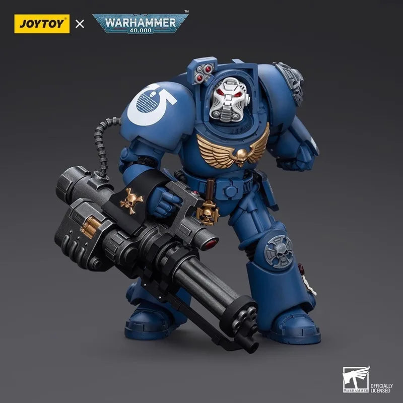 JOYTOY Warhammer 40K 1/18 Ultramarines Terminator Squad Movable Action Figure Model Warrior Kid Birthday Collectible Gift Toys