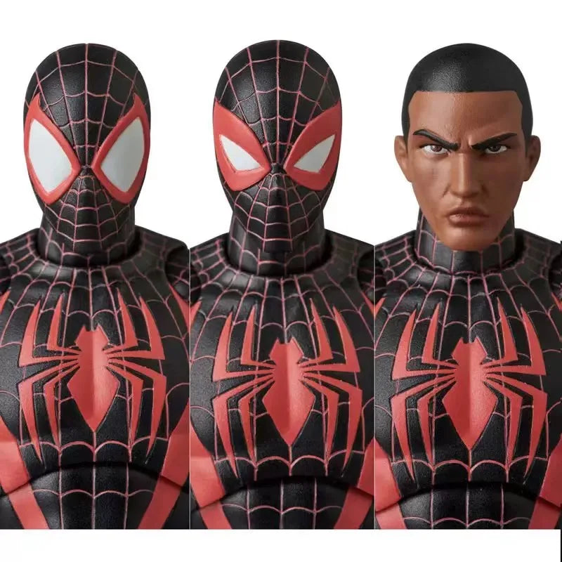 CT Toys Maf 092 Spiderman Miles Morales Action Figure Ultimate Spiderman Figurine PVC Collection Comics Miles Model Toys
