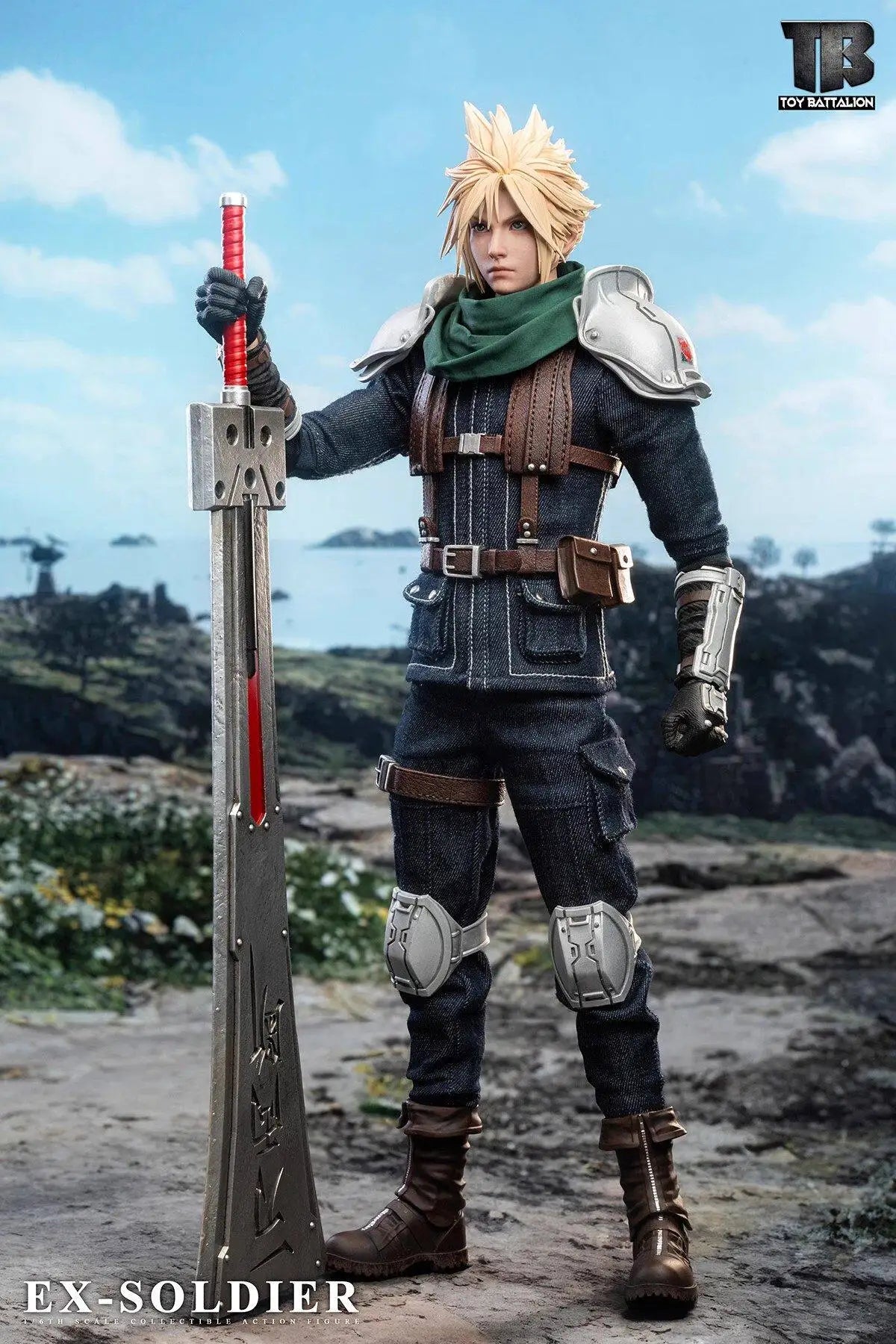 In Stock Original TOYS BATTALION TB025AB Cloud Strife Movable Model Toys EX-SOLDIER 1/6TH SCALE CILLECTIBLE ACTION FIGURE