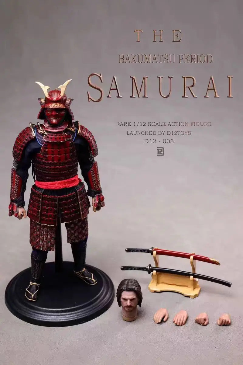 D12TOYS 1/12 Alloy Bakumatsu Tadayoshi Samurai D12003/04 Action Figure Original Model Toy Collection Gift