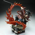 30cm Demo Slaye Anime Figure Tsugikuni Yoriichi Peripheral Model Scene Statue Desktop Decorate Ornaments Birthday Gifts Toys