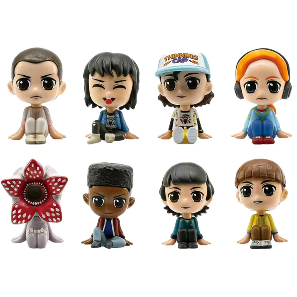 Stranger Eleven Dustin Barb Steve Demogorgon PVC Figures Cartoon Home Decor Peripherals Collectible Model Toys for Fans