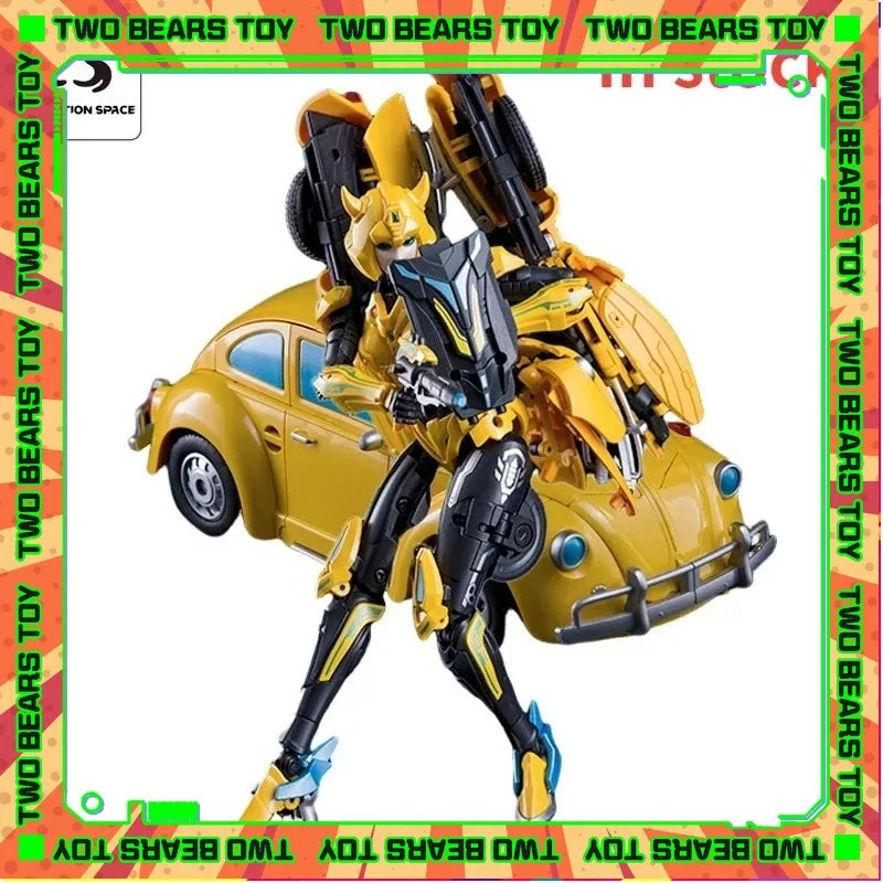 Ln Stock CollectionSpace CS-01 Transformation Bumblebee Mobile Suit Girl 17.5CM Anime Figures Model Action Figures Toys Gifts