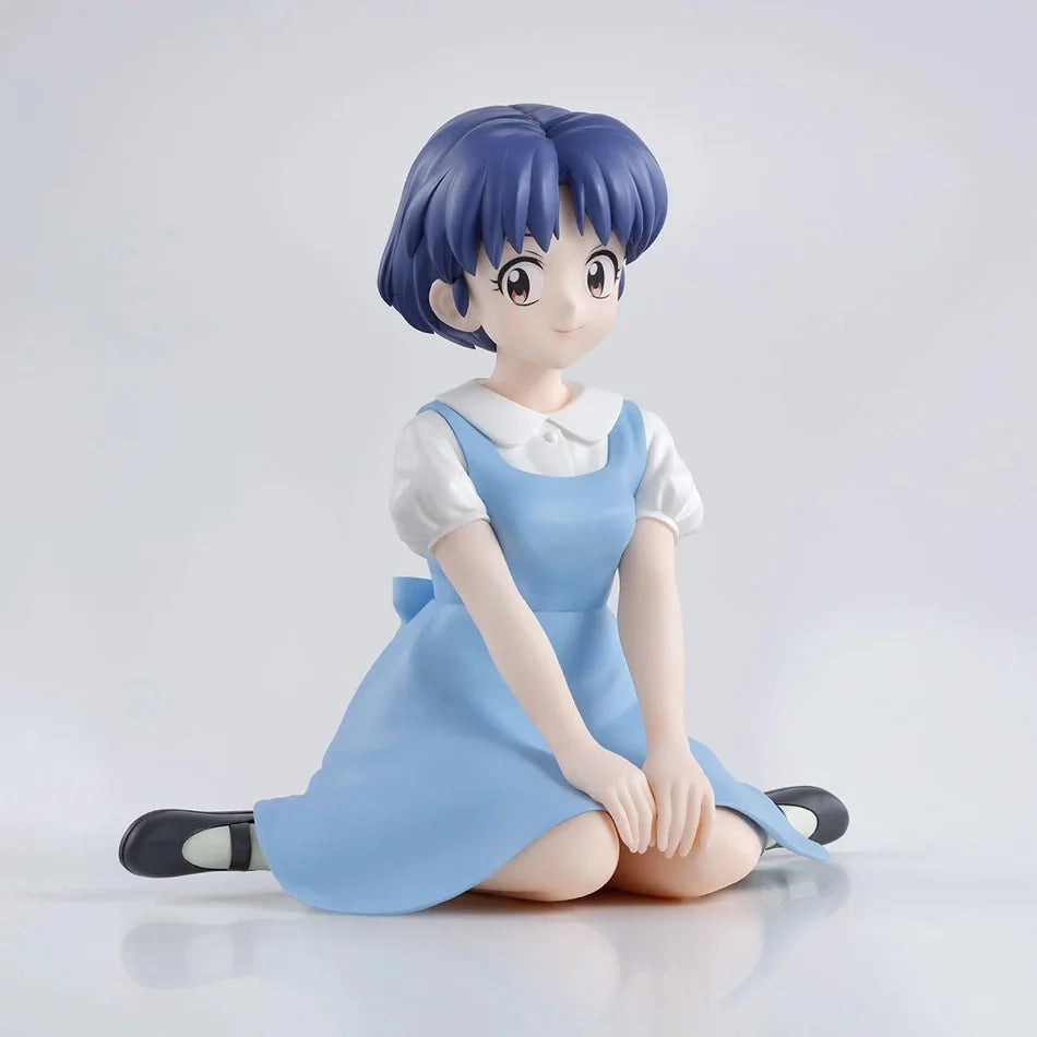 Original BANDAI BANPRESTO Ranma 1/2 Ranma Akane Tendo Shampoo Relax time Anime Figure Toys PVC Model Collection Doll Gift