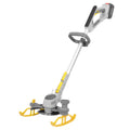 600W Cordless Grass Trimmer Battery Powered Edger Mini-Mower for Lawn Care and Yard Work