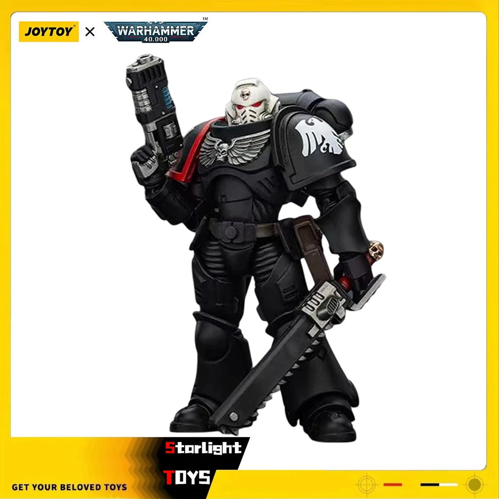 【JOYTOY】Warhammer 40K Raven Guard Intercessors Sergeant Ashan 1/18 Action Figure Toys Collection