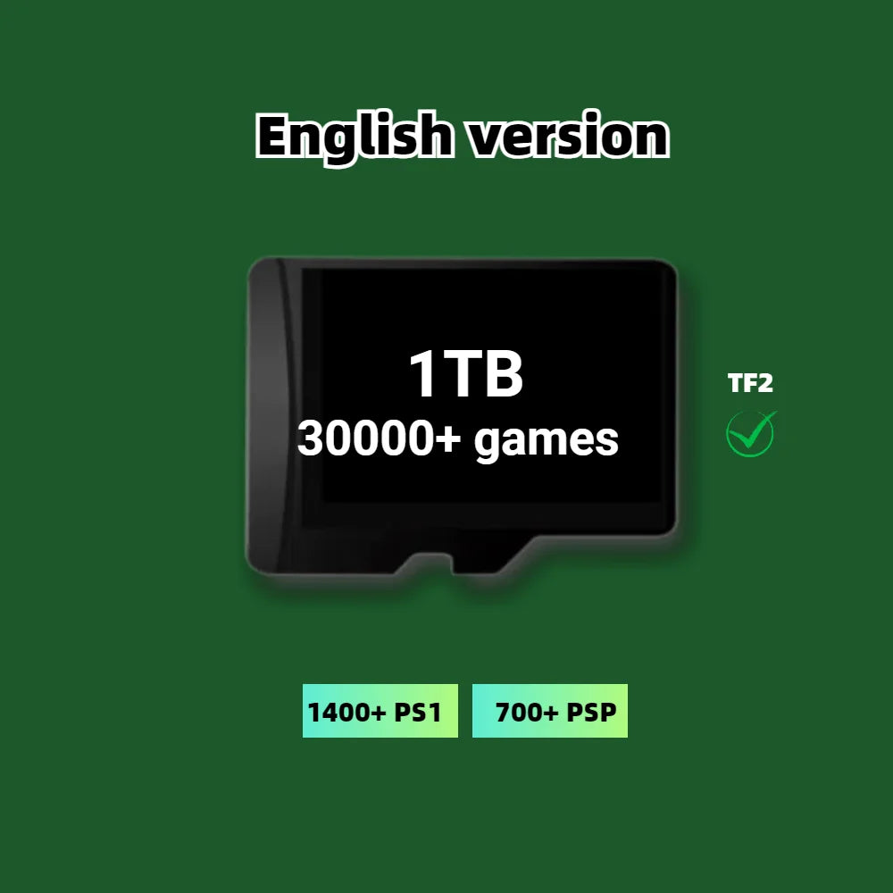 Game TF Card For Anbernic RG35XX H RG35XXH Plug&play Pre-install Retro Games PSP PS1 Memory Handheld Gaming SD Card System Card