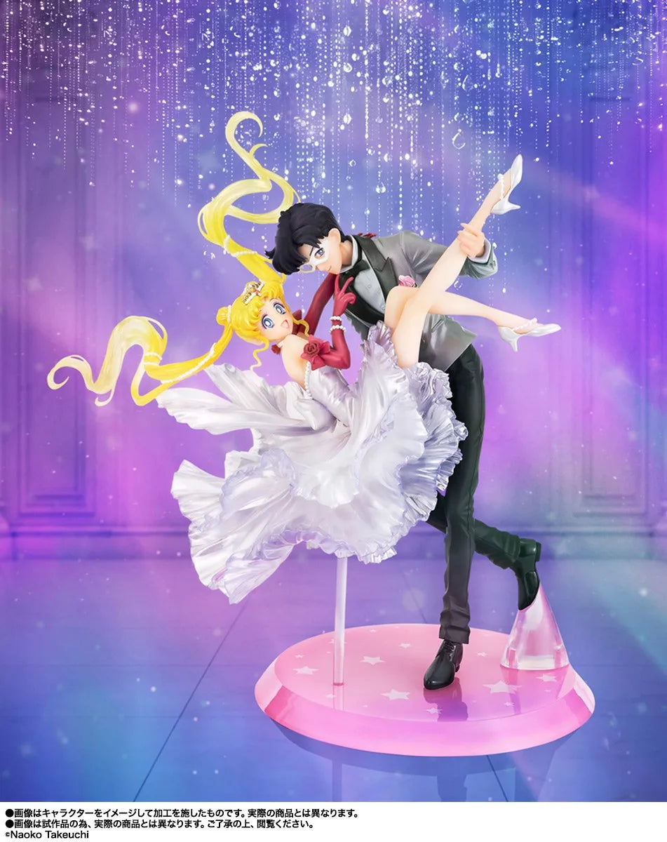 In Stock Genuine BANDAI Figuarts Zero Chouette Sailor Moon Moonlight Glow Edition Rabbit Tuxedo Mask Figure Anime Action Model