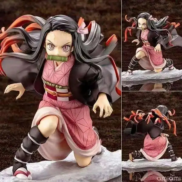 Dämonentöter Nezuko Battle Actionfigur Anime Modell Spielzeug Geschenk Bewegliche Puppe Sammlerfigur