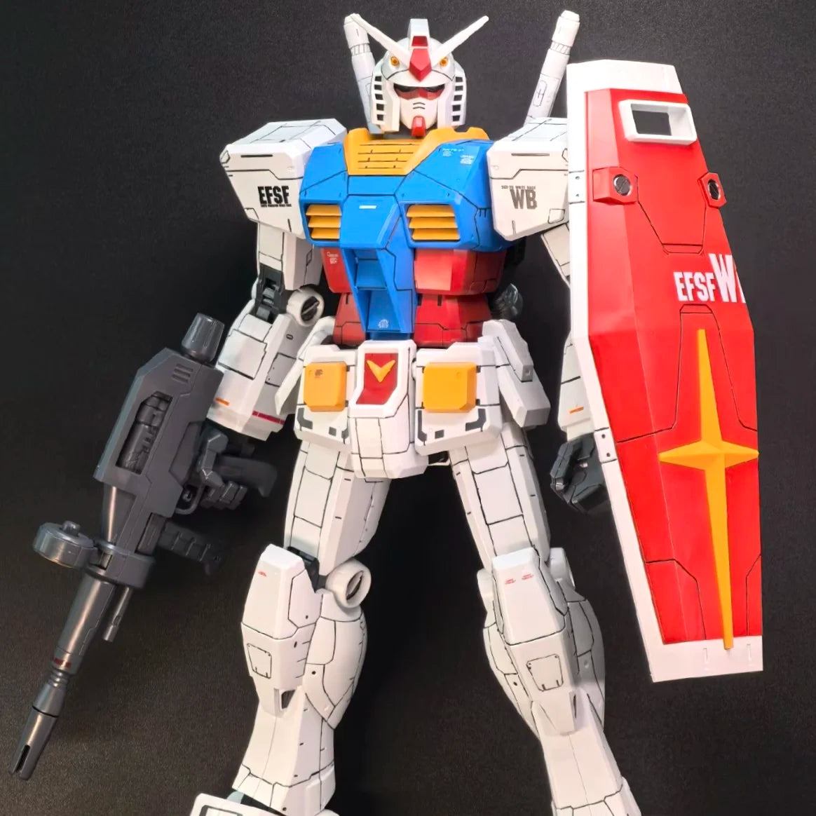 Daban 1/48 Mega Assembly Model Rx782 Domestic Mechanical Suit Toy Collectible Gift Suitable For Ages 4 And Above
