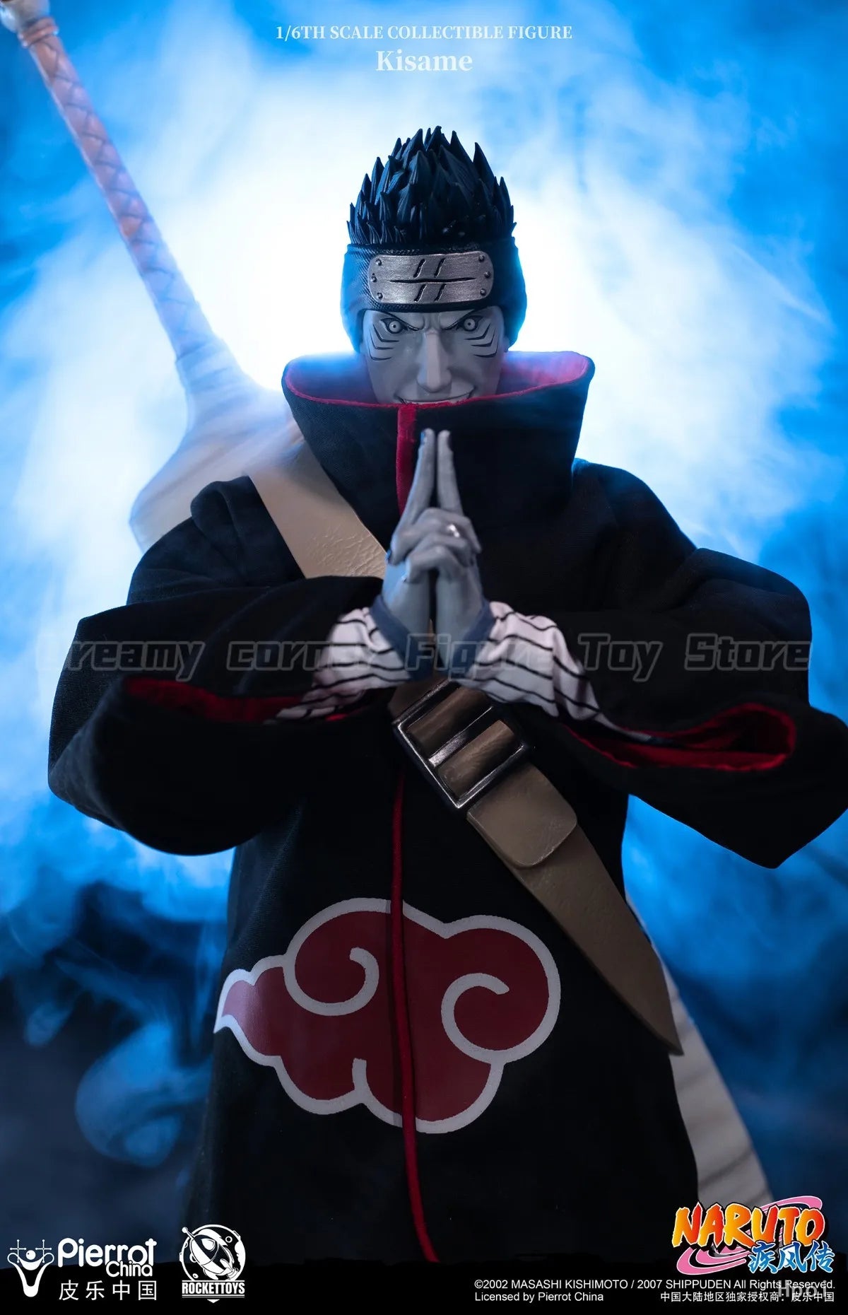 【In Stock】Original RocketToys ROC-007 NARUTO Shippuden Hoshigaki Kisame 1/6 Action Figure Model Toys