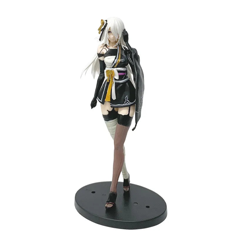22CM Anime Game NieR:Automata Ver1.1a Figure Pod 042 YoRHa No. 2 Type B J 1/8 Scene kimono Model Toy Doll Aciton Figure PVC