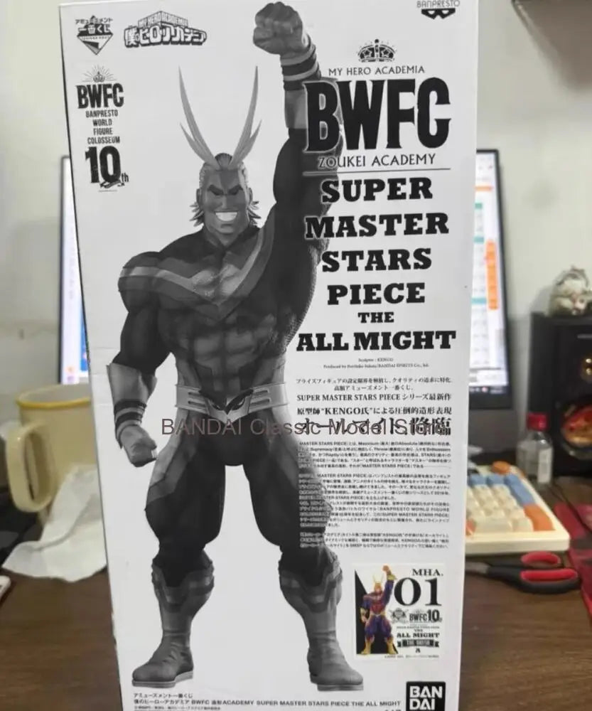 100%Original in Stock Bandai Spirits Banpresto Boku No Hero Academia All Might Anime Figure Model Decoration Collection Toy Gift