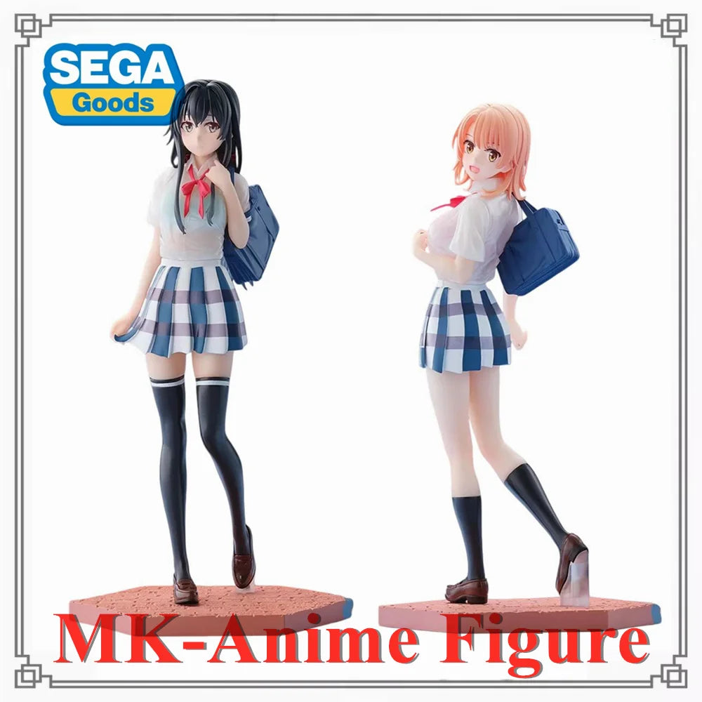 Original SEGA XStellar Yukinoshita Yukin Isshiki Iroha (Houkago no Ame) Anime Action Figures Model Figurine PVC Toys
