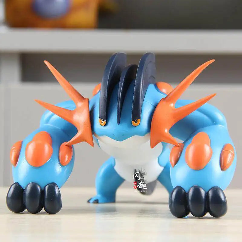 9cm Mega Swampert Anime Figure Model Statue Collection Desktop Decoration Ornament Toys Gifts For Fans