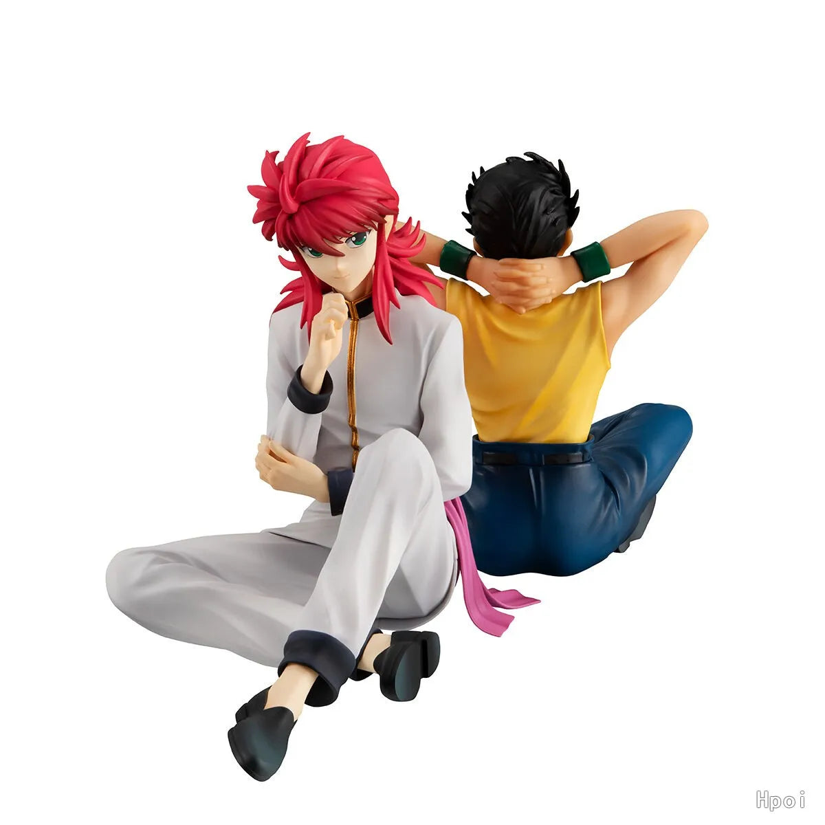 9CM Anime  YuYu Hakusho Yuusuke Urameshi Kurama Figure Fleeting Shadow PVC Cute version Model Children's Gift Toys 9